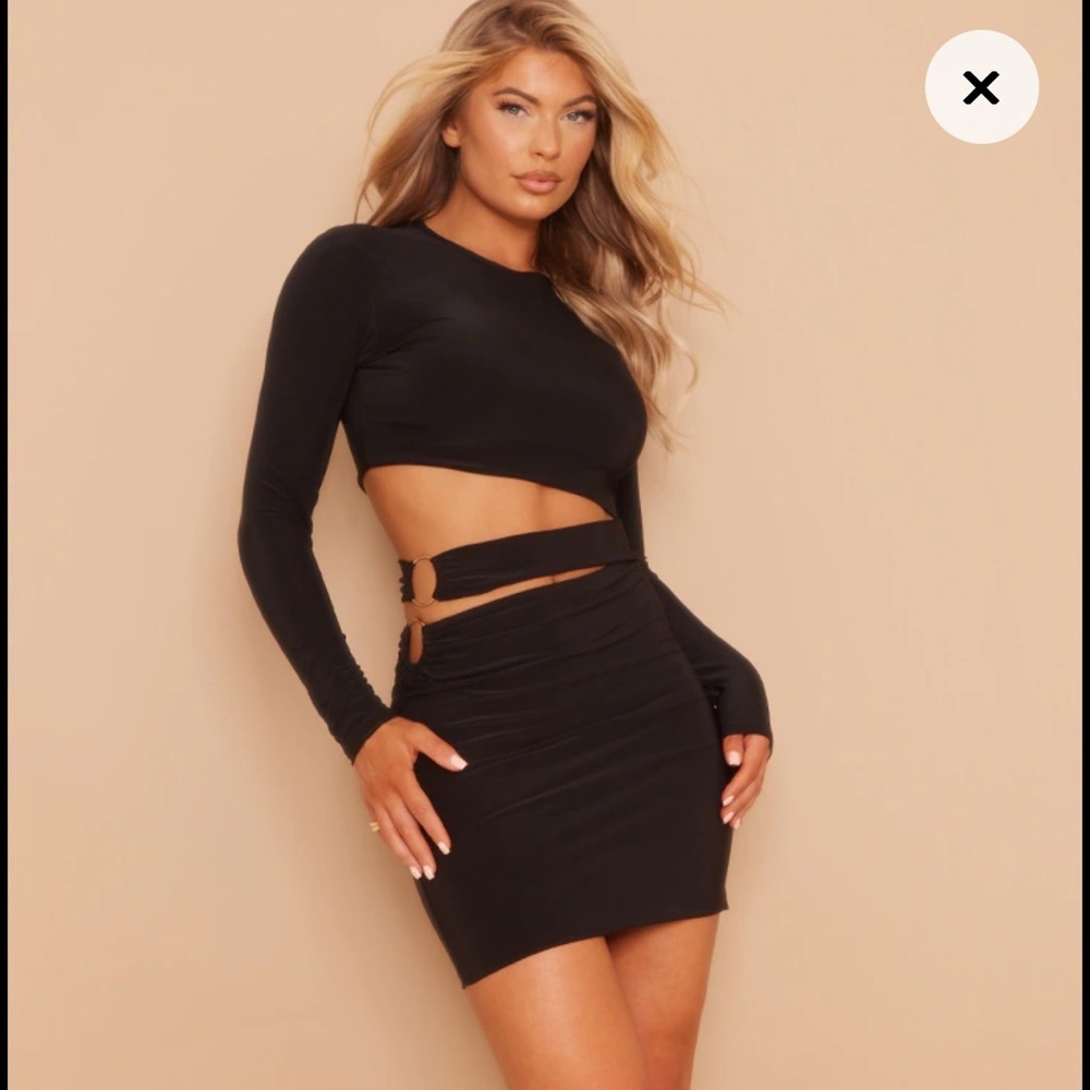 PRETTY LITTLE THING cut out  sexy bodycon dress